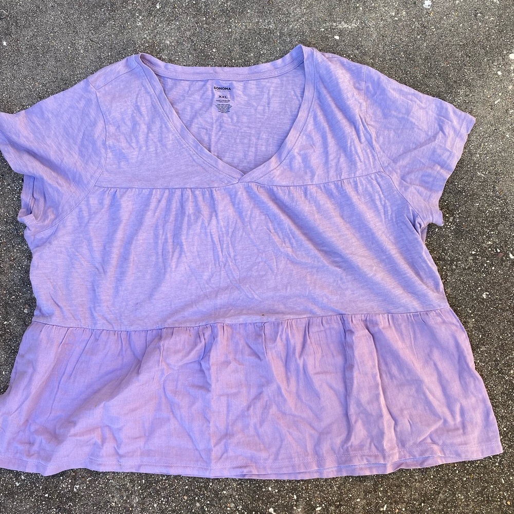 Purple shirt